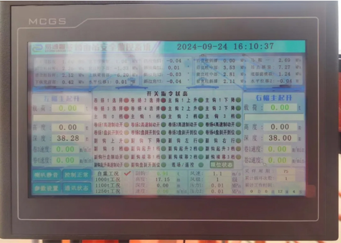 深江高鐵洪奇瀝水道公鐵大橋橋面吊安全監(jiān)控系統(tǒng)交付使用！